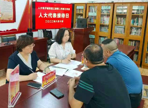 傾聽民聲，反映民意&mdash;雁塔區人大代表李妮參加人大代表接待日活動